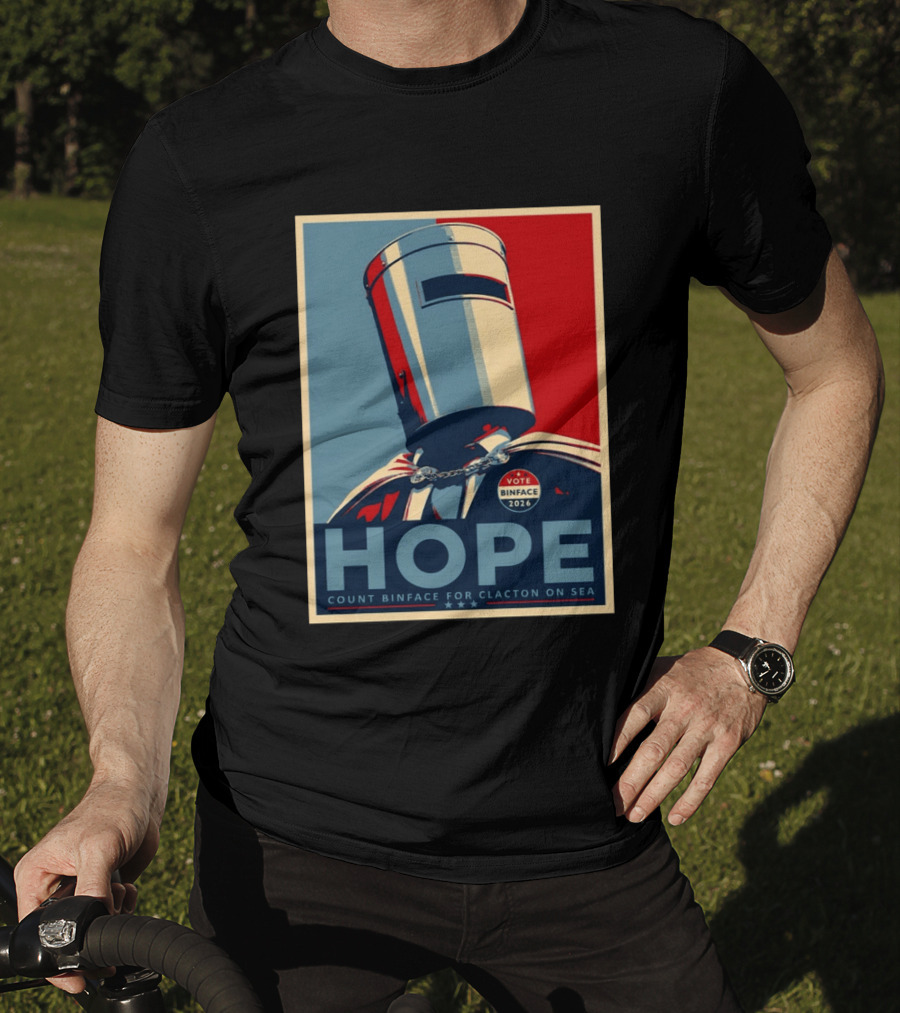 Hope Count Binface Vote Binface 2026 Clacton On Sea T-Shirt