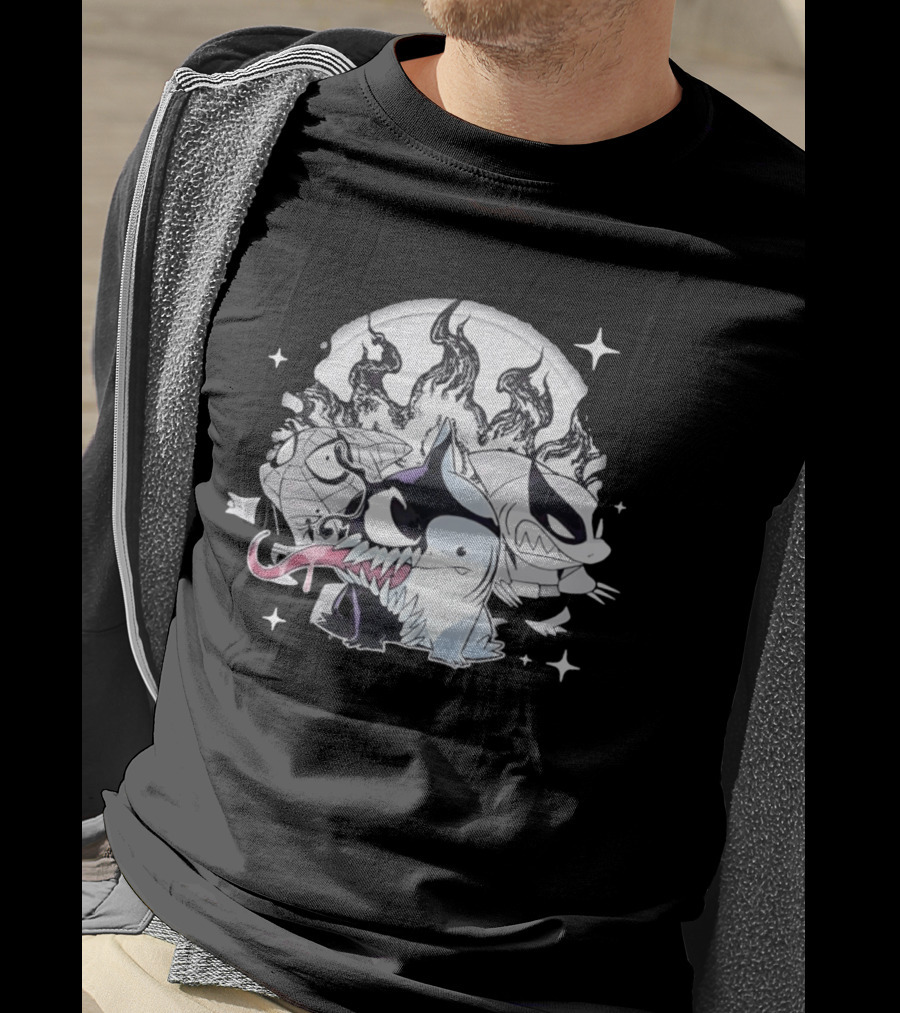 Venomous Spider Shark Wolverine Fusion With Symbiote T-Shirt