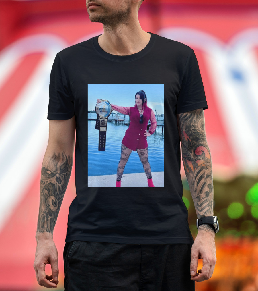 We Are At The Beach Hikaru Shida Wrestling Champion Dockside T-Shirt