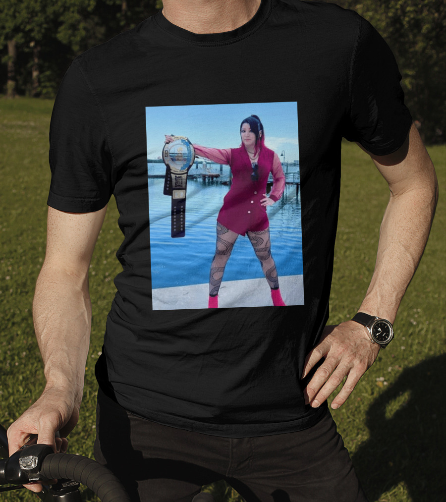We Are At The Beach Hikaru Shida Wrestling Champion Dockside T-Shirt