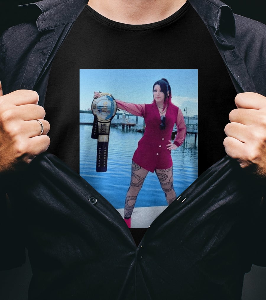 We Are At The Beach Hikaru Shida Wrestling Champion Dockside T-Shirt