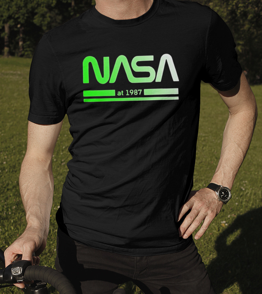 NASA Neon Green 1987 T-Shirt