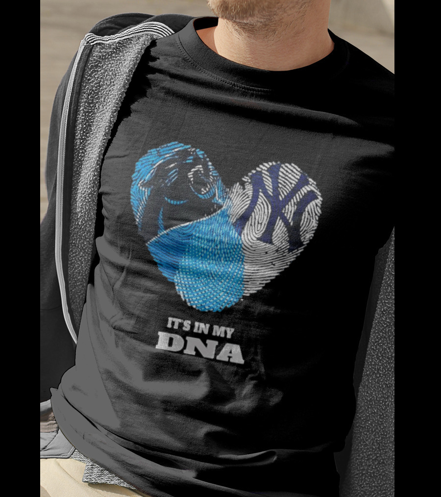 New York Yankees Carolina Panthers It's In My DNA T-Shirt