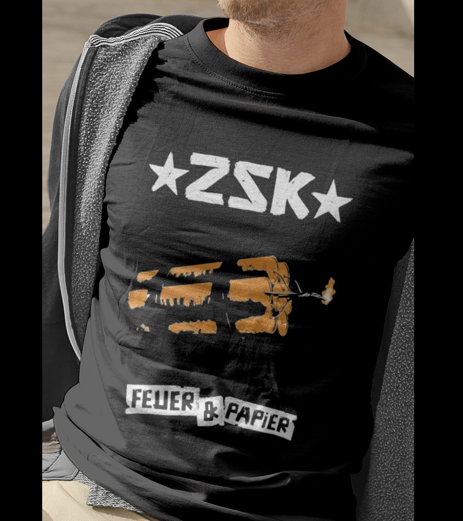 ZSK Feuer Und Papier Exploding Drumsticks T-Shirt