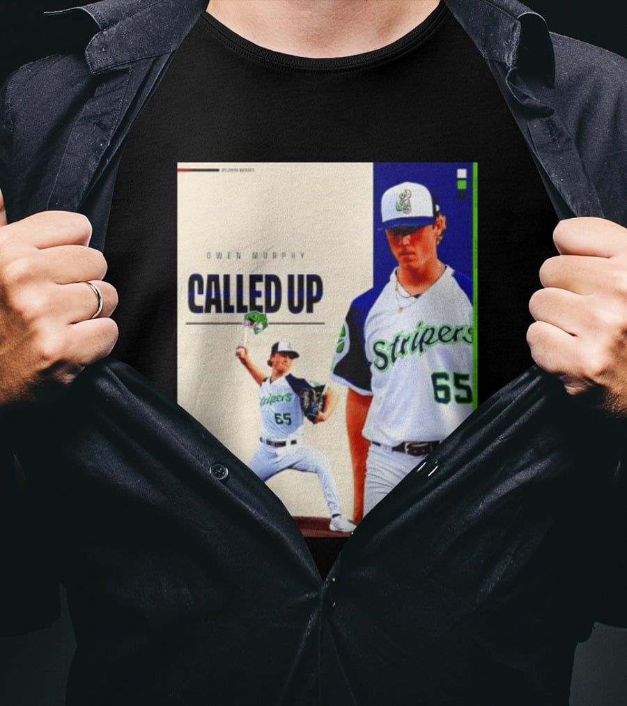 Owen Murphy Called Up Stripers 65 Player Announcement T-Shirt