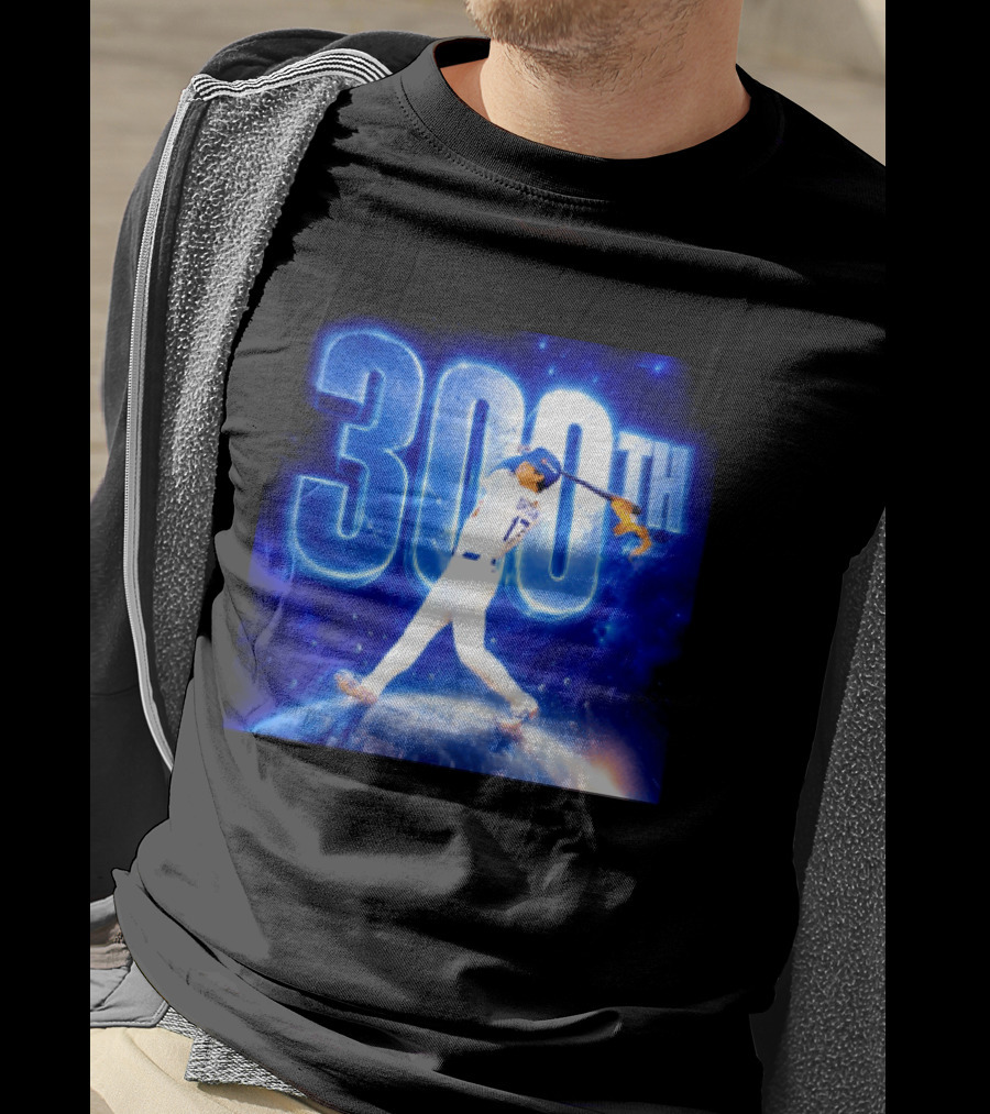 Shohei Ohtani 300th Home Run 17 Power Swing Los Angeles Dodgers T-Shirt