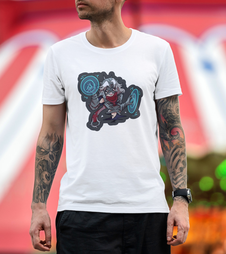 Chibi Warrior Anime Magic Casting Enchanted Spells Gaming Adventure T-Shirt