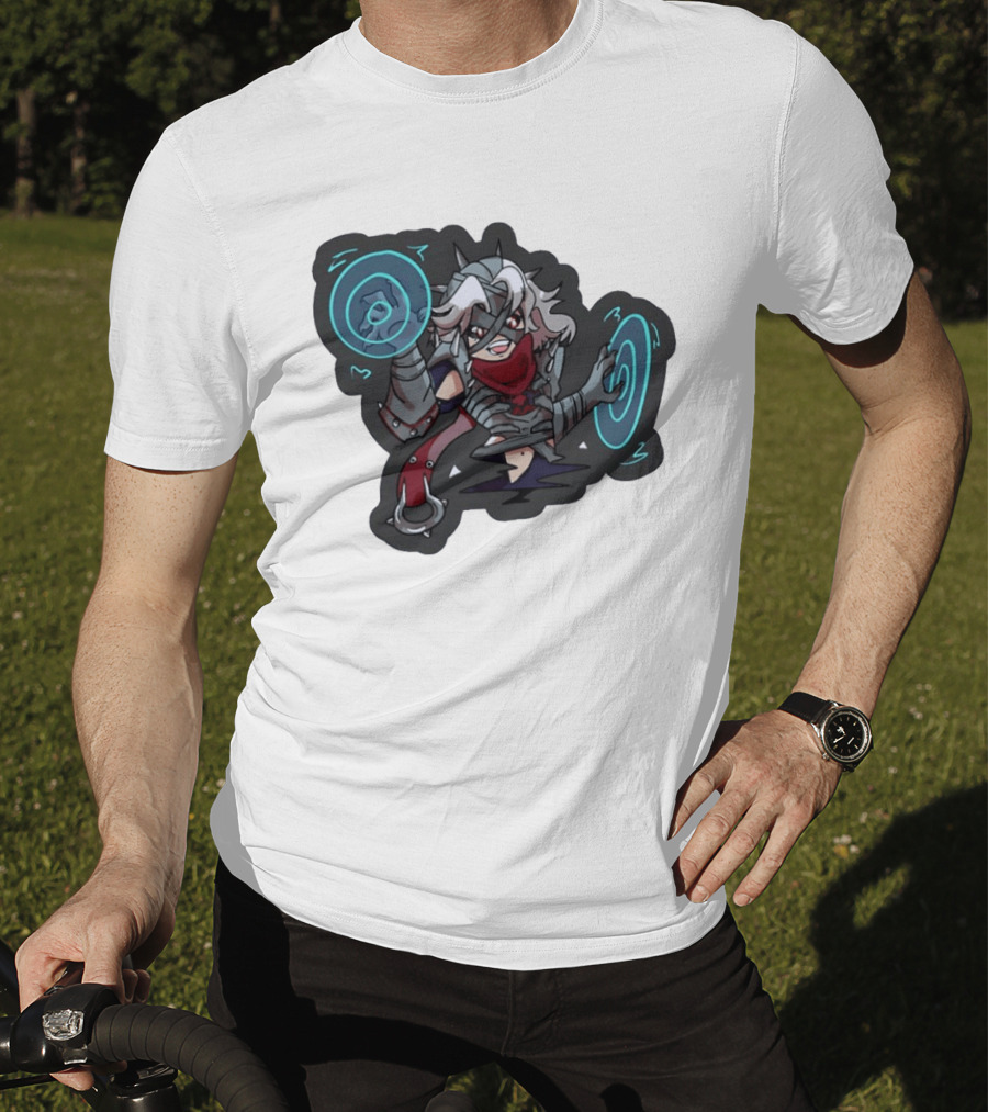 Chibi Warrior Anime Magic Casting Enchanted Spells Gaming Adventure T-Shirt