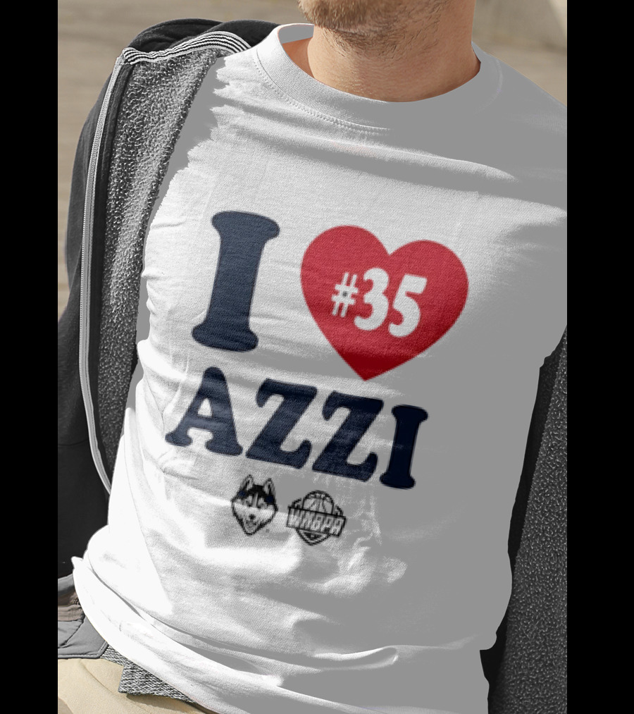 Dallas Wings Basketball I Love Azzi Fudd Number 35 T-Shirt
