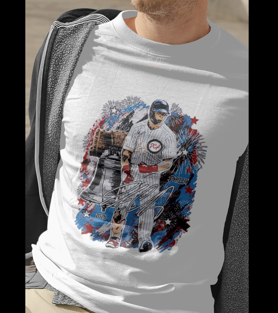 Pete Crow Armstrong Philly 2026 PCA Liberty Bell Fireworks MLB All Star Celebration T-Shirt