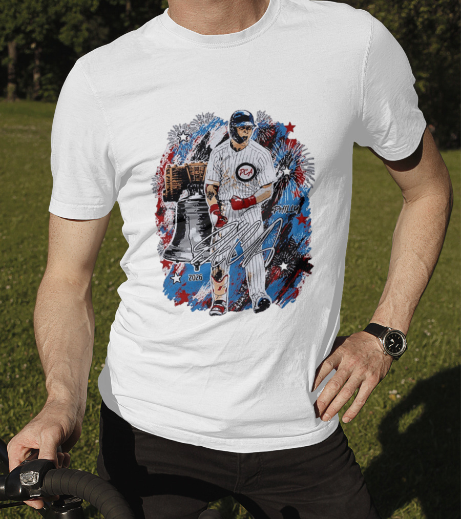 Pete Crow Armstrong Philly 2026 PCA Liberty Bell Fireworks MLB All Star Celebration T-Shirt