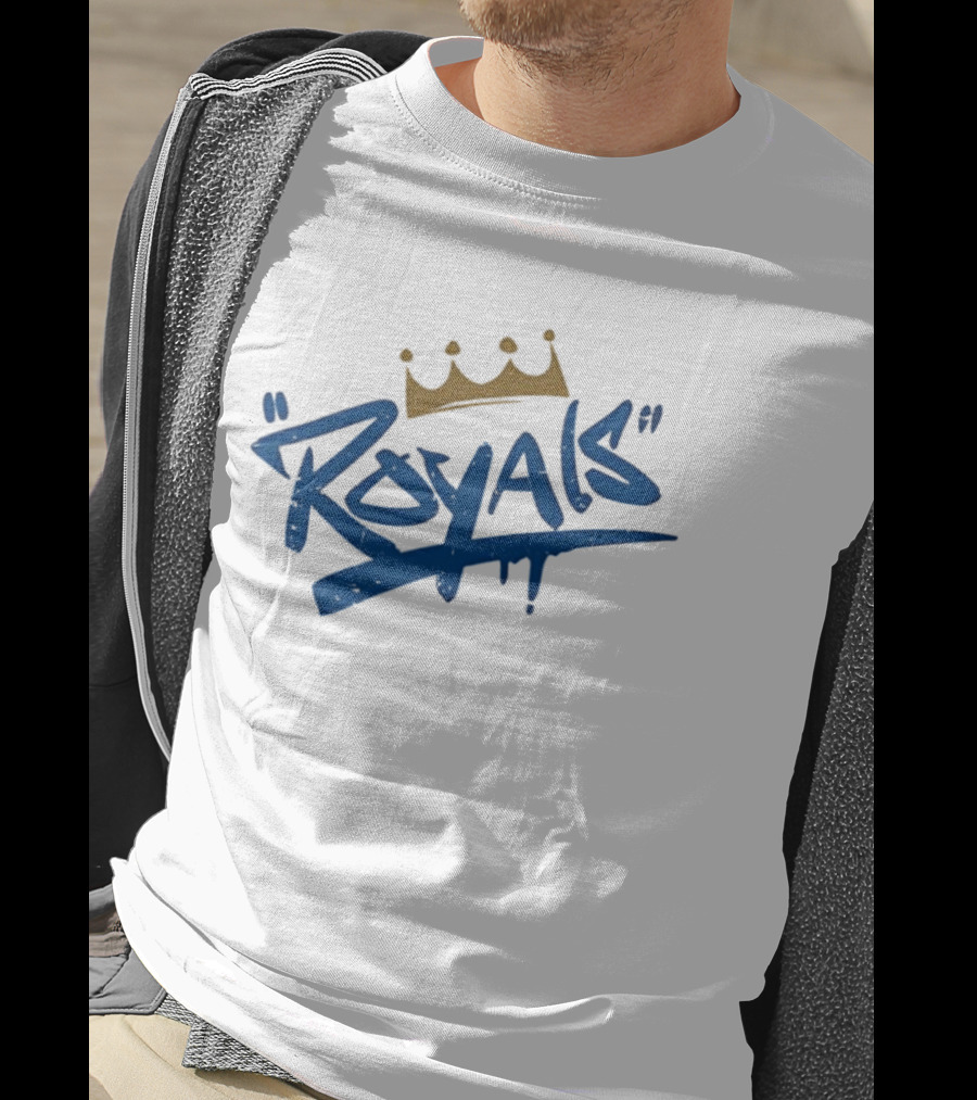 Royals Graffiti Style Crown T-Shirt