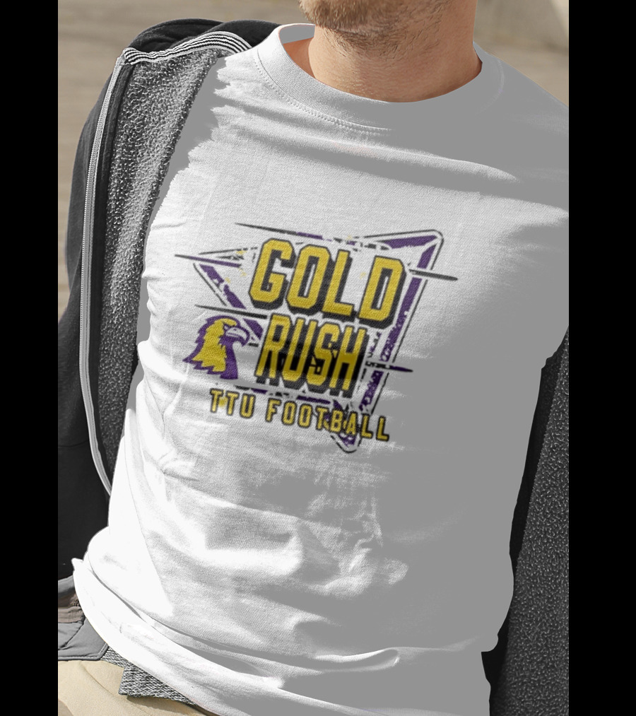 Gold Rush TTU Football Tennessee Tech Golden Eagles T-Shirt