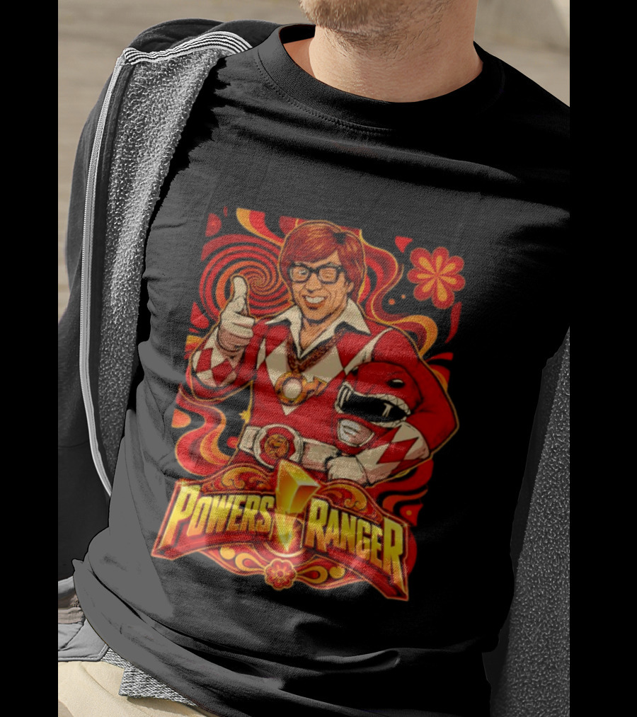 Powers Ranger Austin Powers Power Rangers T-Shirt