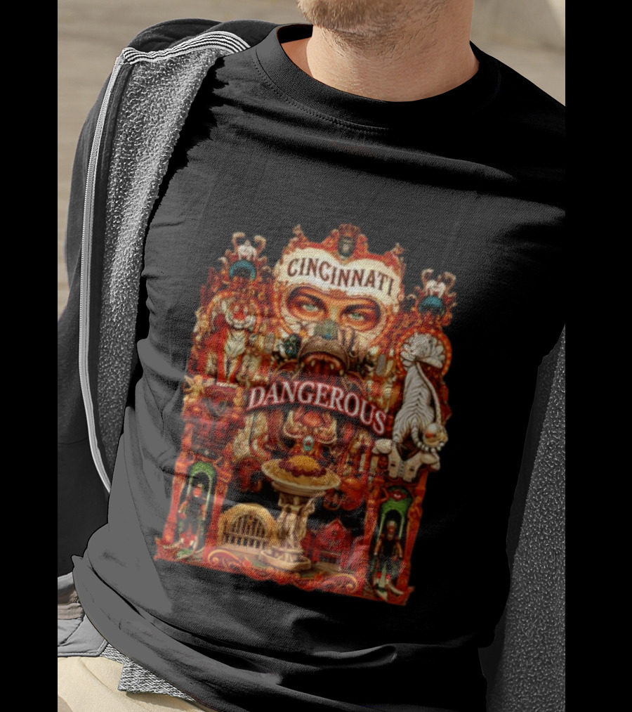 Cincinnati Dangerous Tiger Lord Of The Jungle T-Shirt