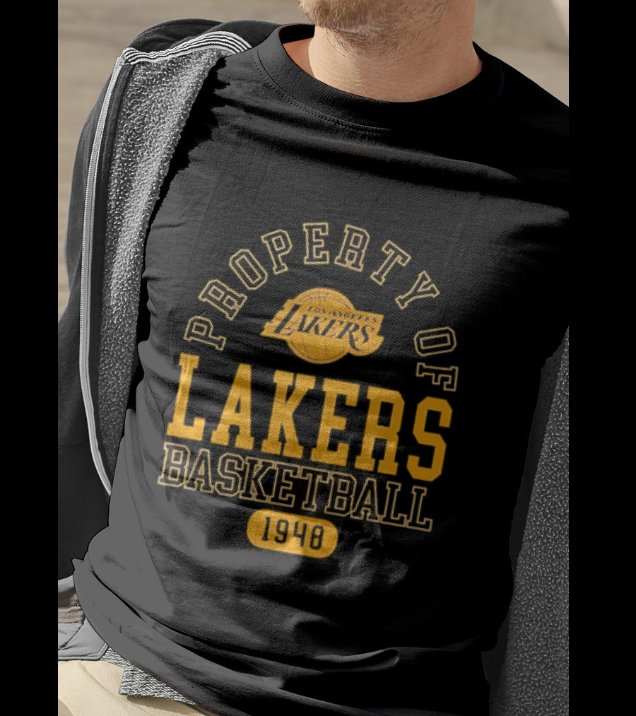 Property Of Los Angeles Lakers Basketball 1948 T-Shirt