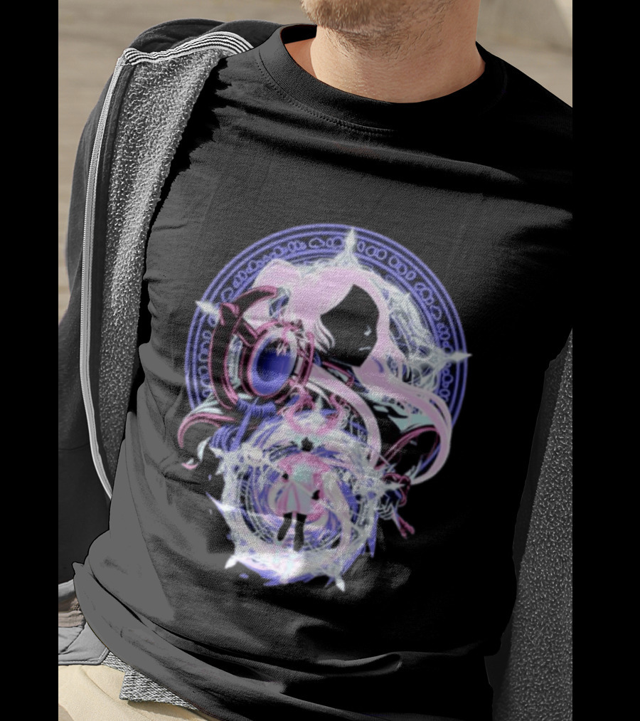 Frieren Beyond Journey's End Anime Character Art With Magical Circle T-Shirt