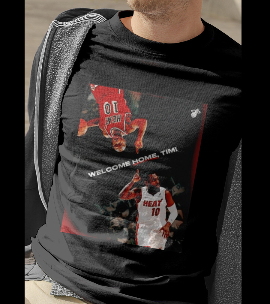 Tim Hardaway Miami Heat Welcome Home Timi 10 Basketball Legend T-Shirt