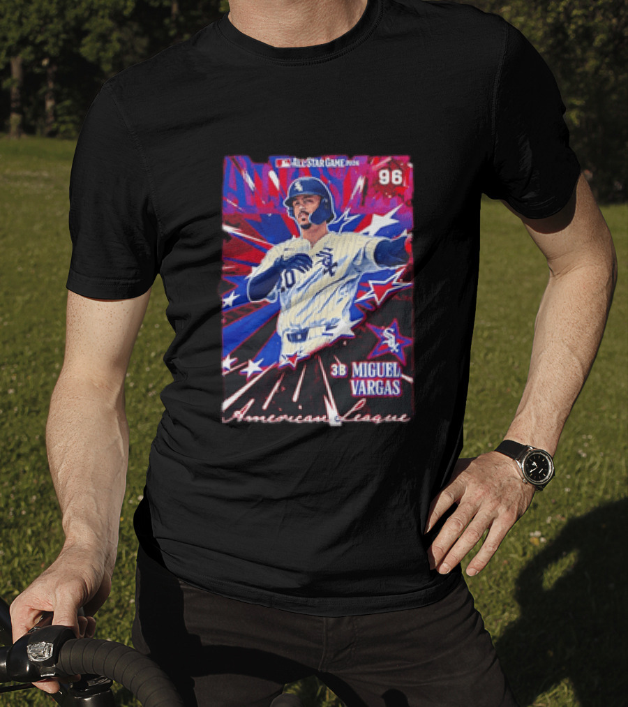 MLB All Star Game 2026 Miguel Vargas Chicago White Sox 3B American League 96 T-Shirt
