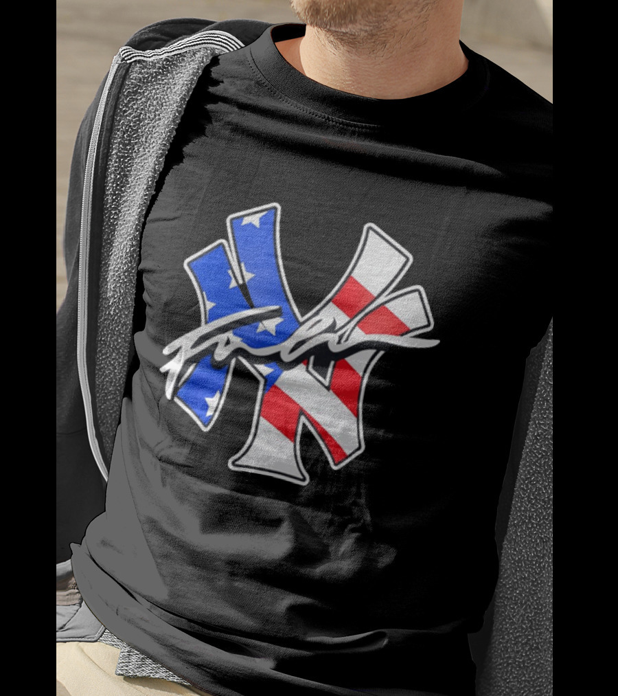 MLB New York Yankees Stars And Stripes American Flag T-Shirt