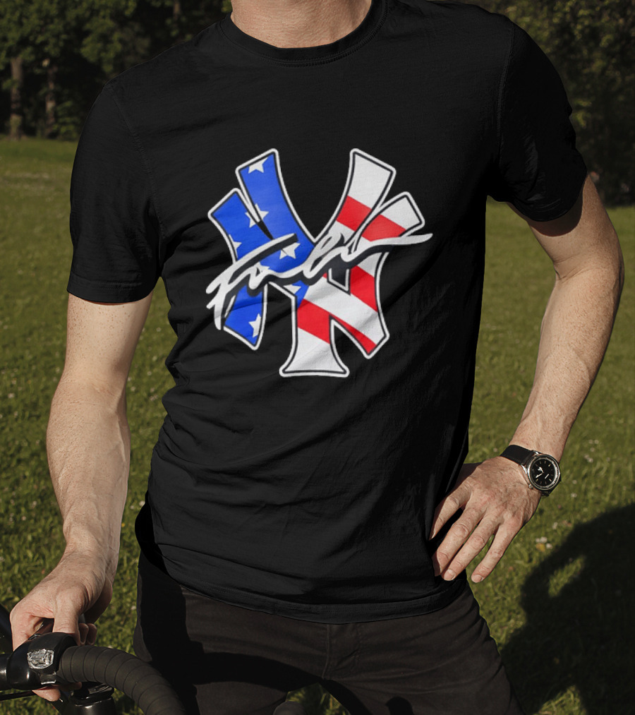 MLB New York Yankees Stars And Stripes American Flag T-Shirt