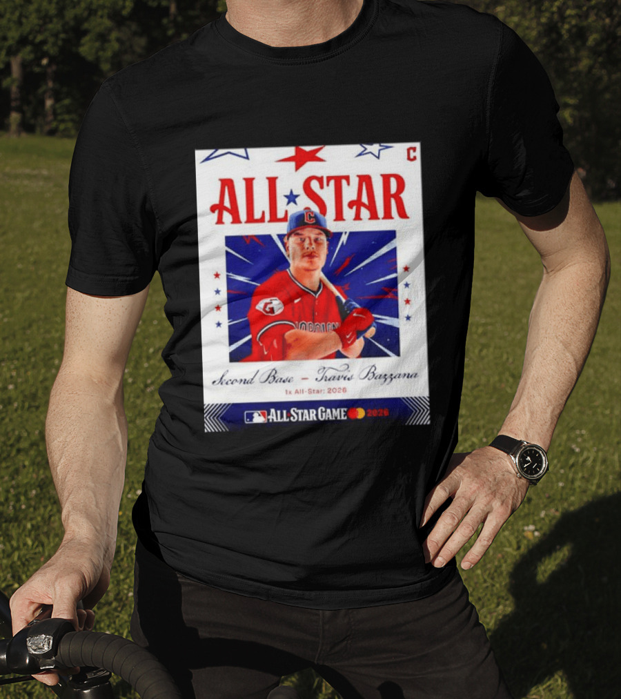 Travis Bazzana 2026 MLB All Star Game Second Base Player Card T-Shirt