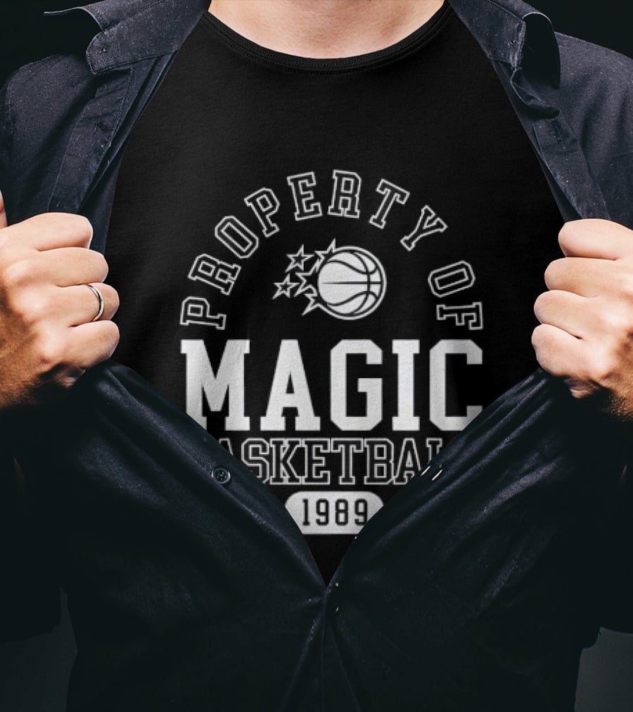 Magic Basketball 1989 Property Of Orlando Magic T-Shirt