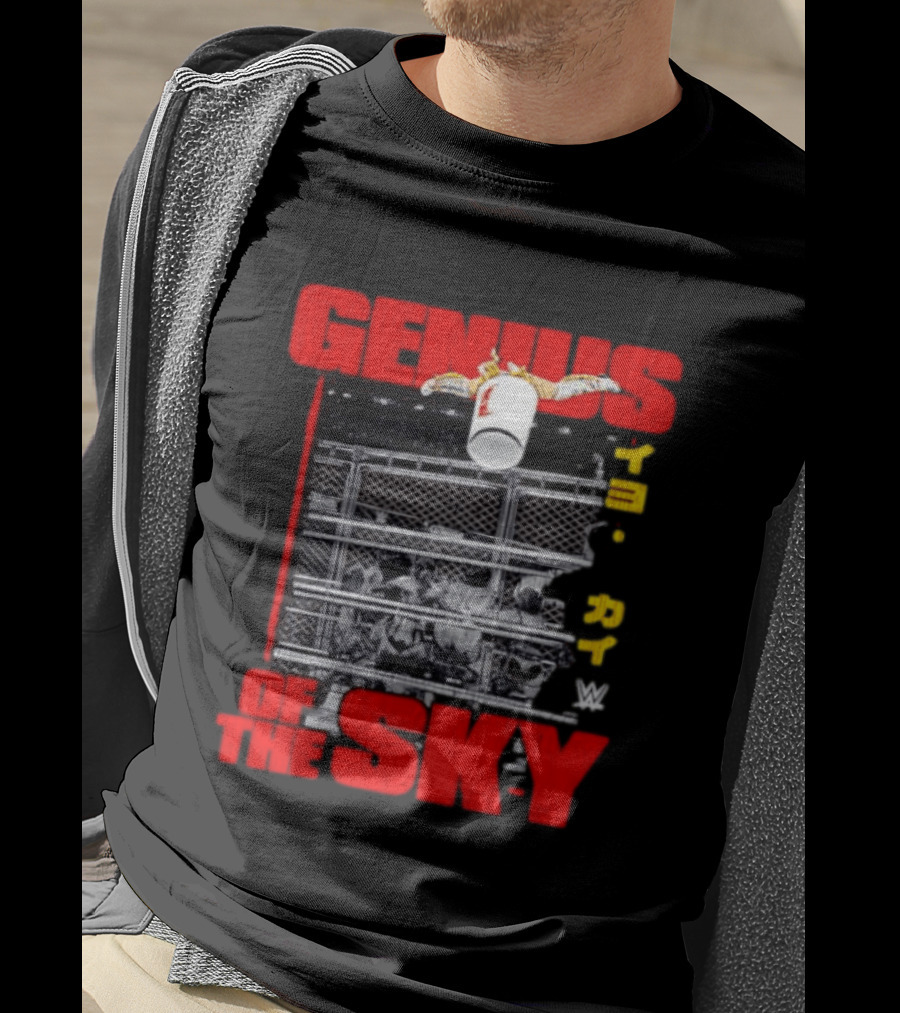 Genius Of The Sky Iyo Sky WWE Trash Can Flip T-Shirt