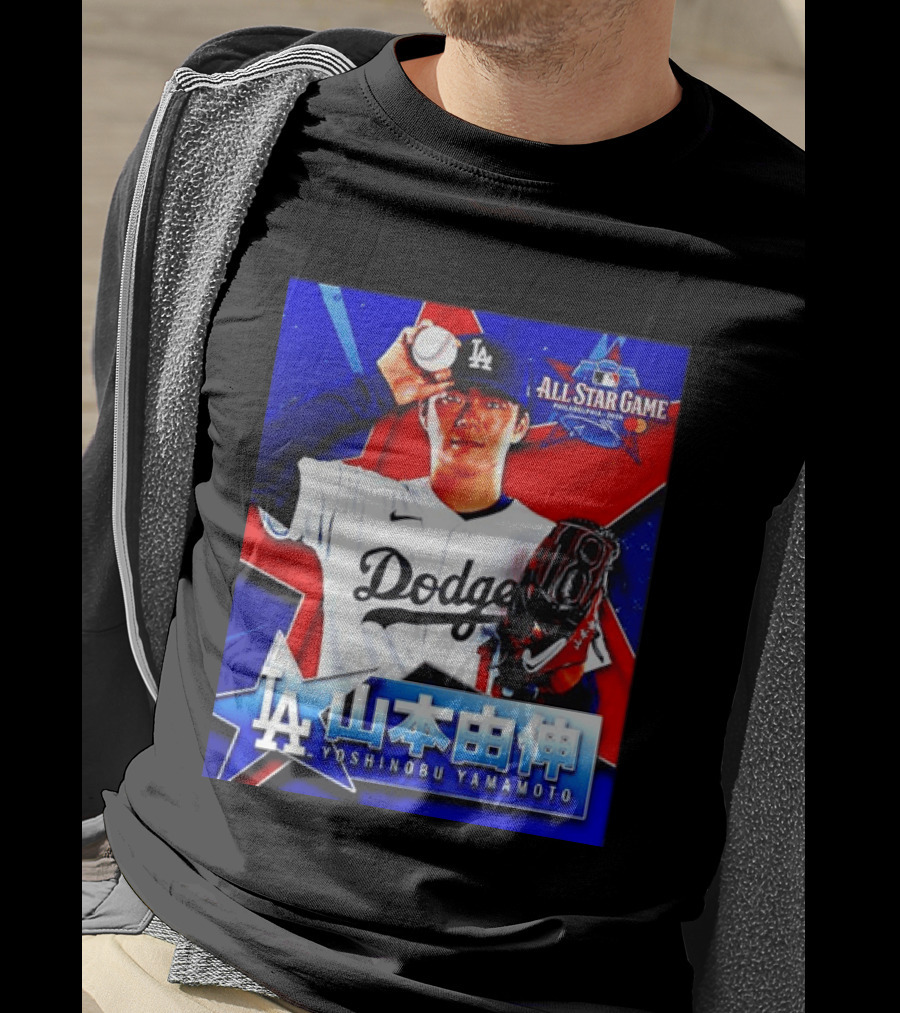 Los Angeles Dodgers Yoshinobu Yamamoto 2026 All Star Game Baseball T-Shirt