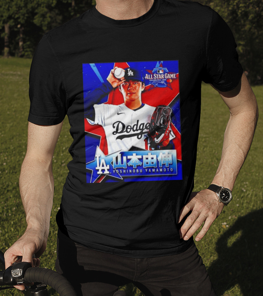 Los Angeles Dodgers Yoshinobu Yamamoto 2026 All Star Game Baseball T-Shirt