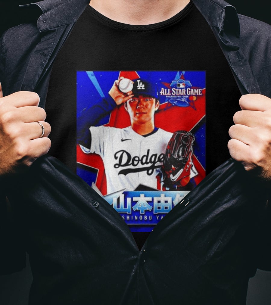 Los Angeles Dodgers Yoshinobu Yamamoto 2026 All Star Game Baseball T-Shirt