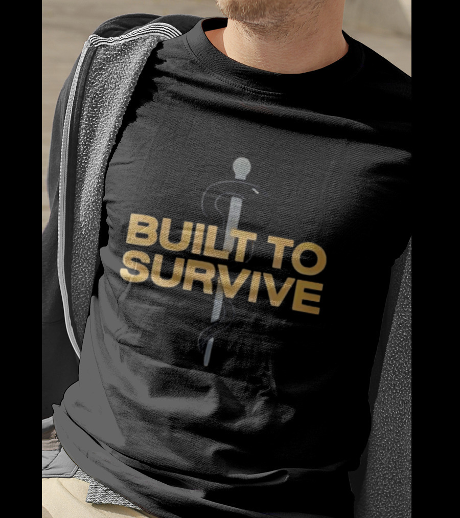 Built To Survive Rod Of Asclepius T-Shirt