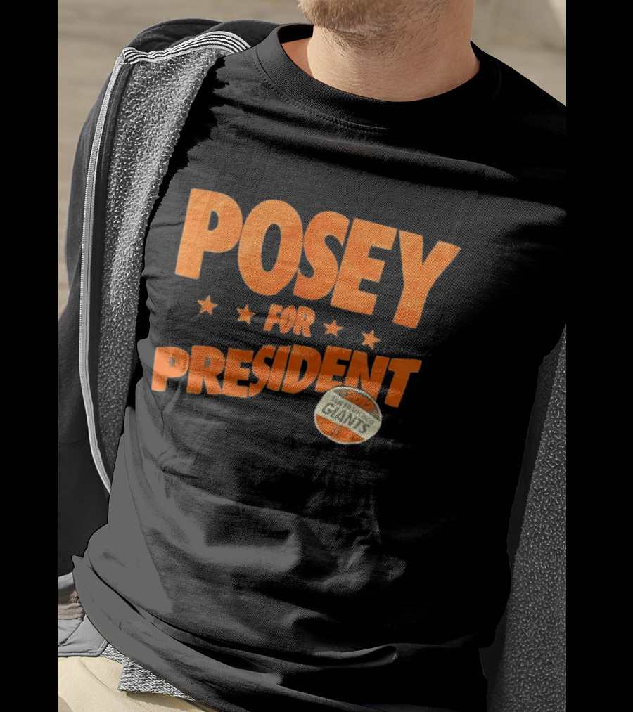 Posey For President 2012 San Francisco Giants T-Shirt
