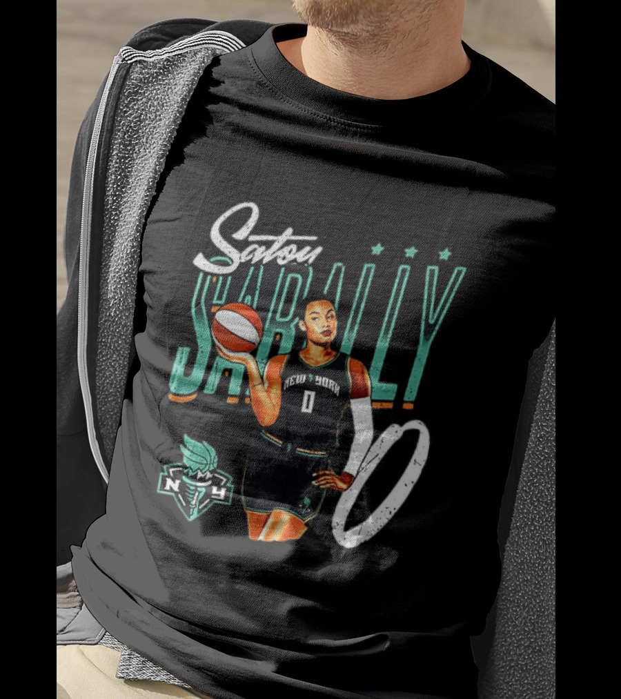Satou Sabally New York Liberty Basketball 00 WNBA Player T-Shirt