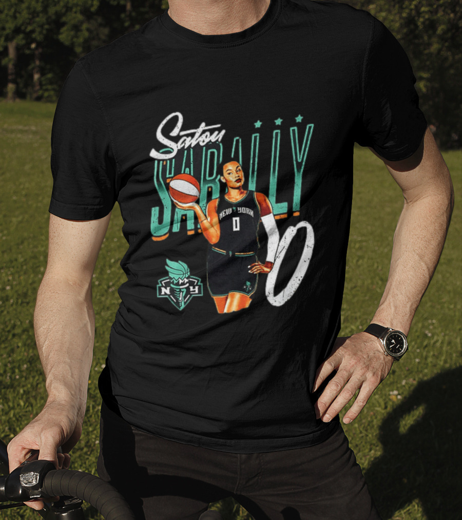 Satou Sabally New York Liberty Basketball 00 WNBA Player T-Shirt