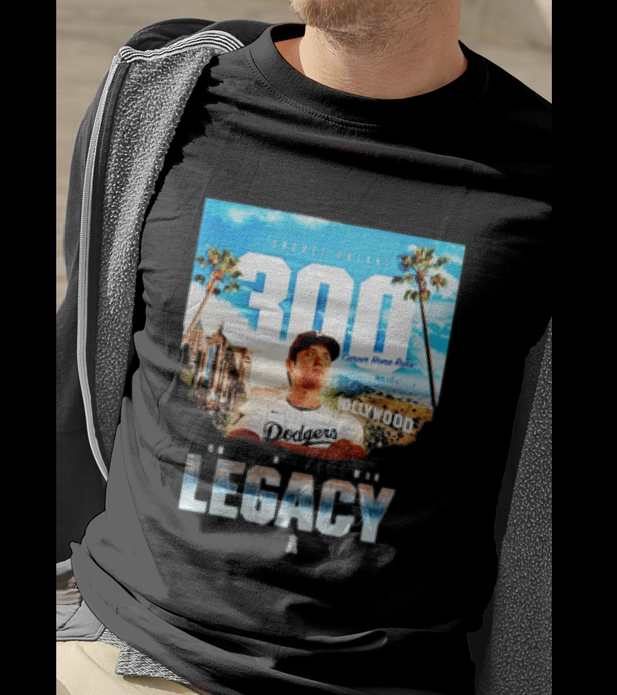 Shohei Ohtani 300 Career Home Runs Los Angeles Legacy Hollywood Dodgers T-Shirt