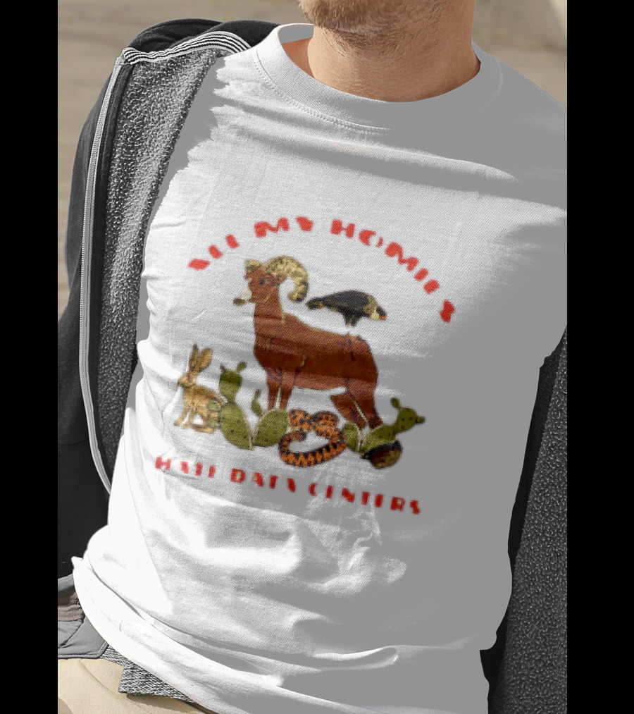 All My Homies Hate Data Centers Ram Toucan Rabbit Snake Cactus T-Shirt