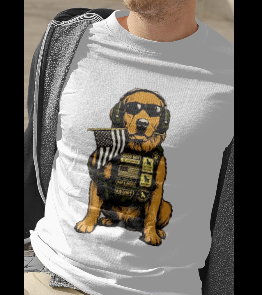 Good Boy Operator K9 Unit Can I Pet That Dog Paw & Order T-Shirt