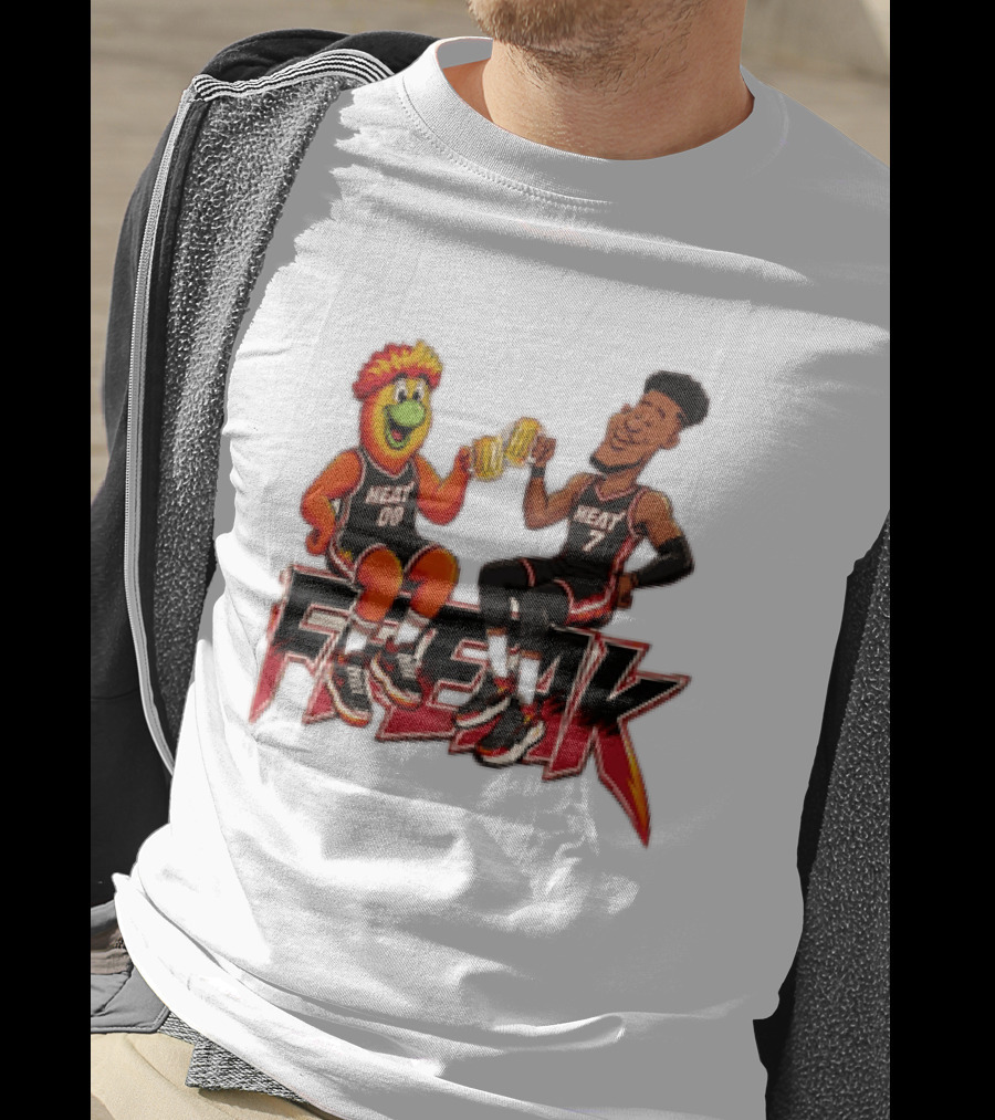 Cheers To The Freak Heat Giannis Burnie Miami T-Shirt