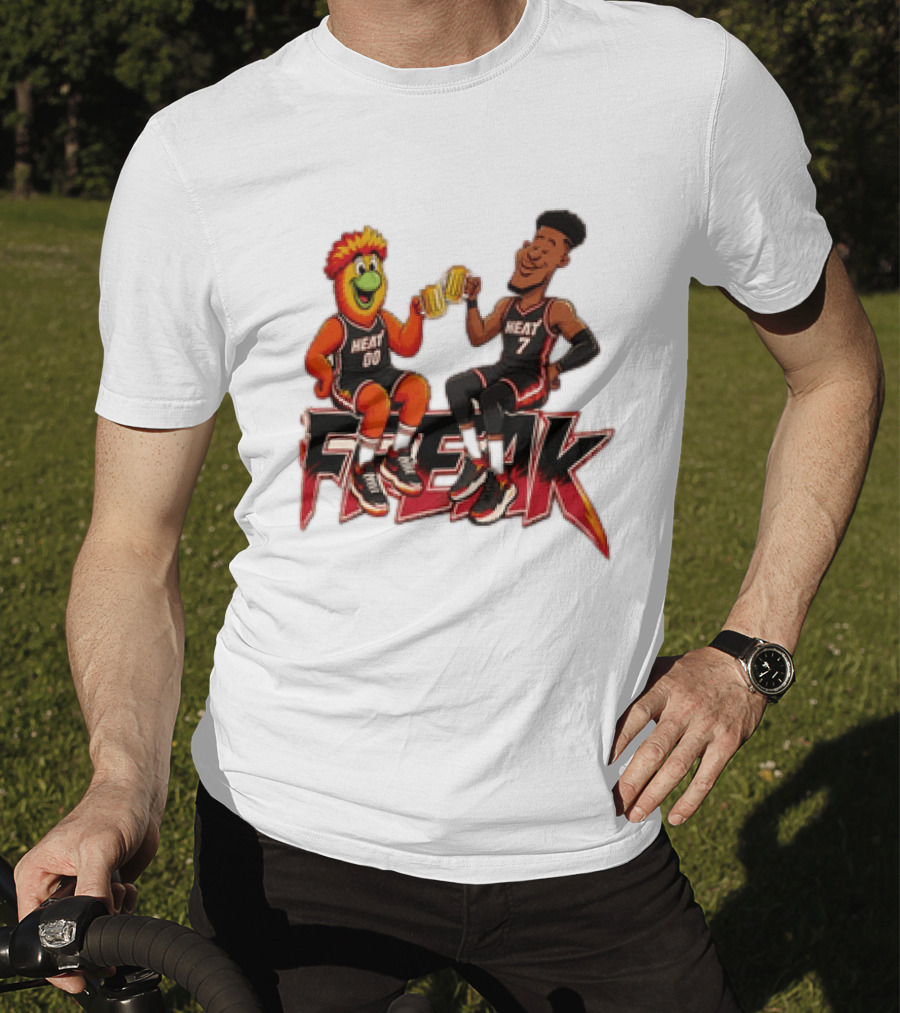 Cheers To The Freak Heat Giannis Burnie Miami T-Shirt
