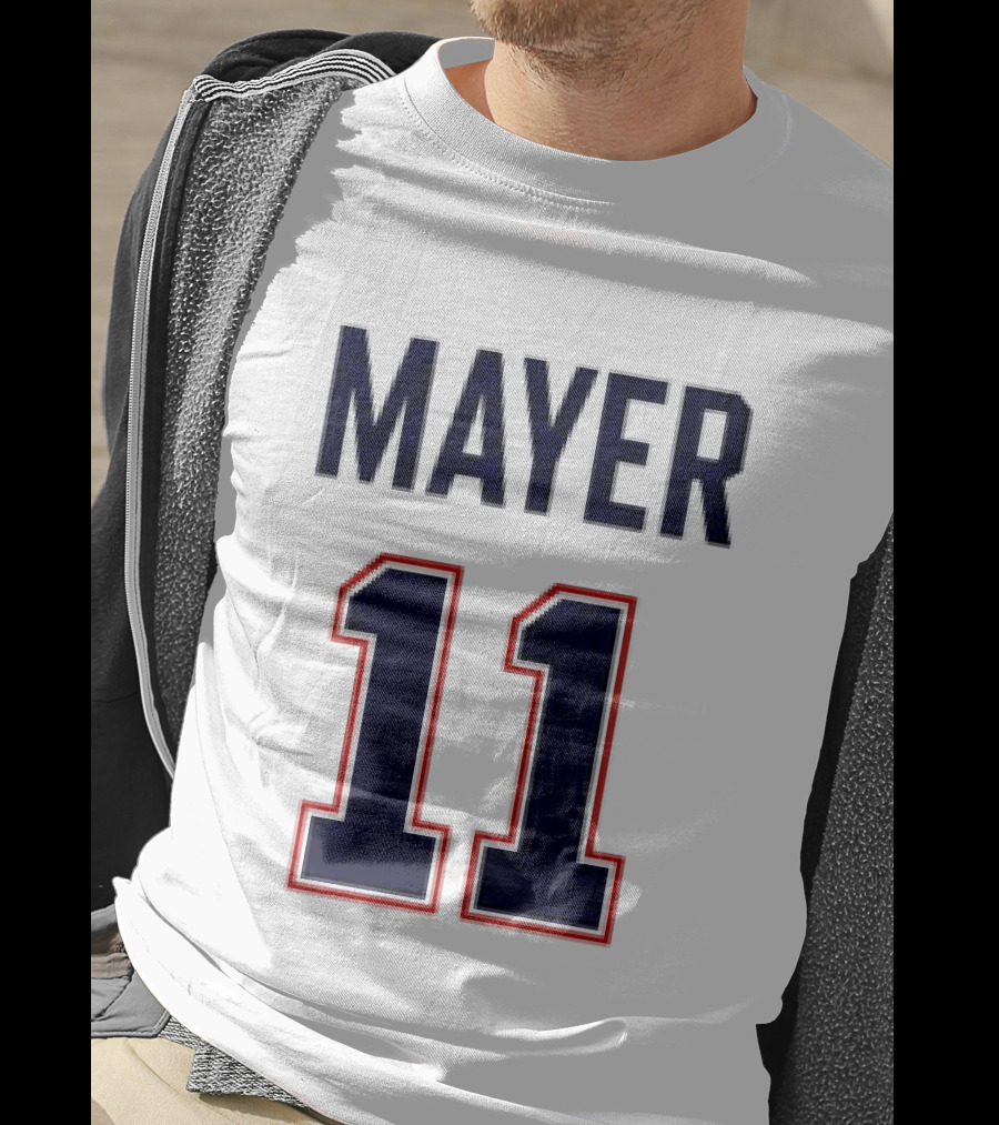 Red Sox 2026 Marcelo Mayer 11 Football Jersey Giveaway T-Shirt