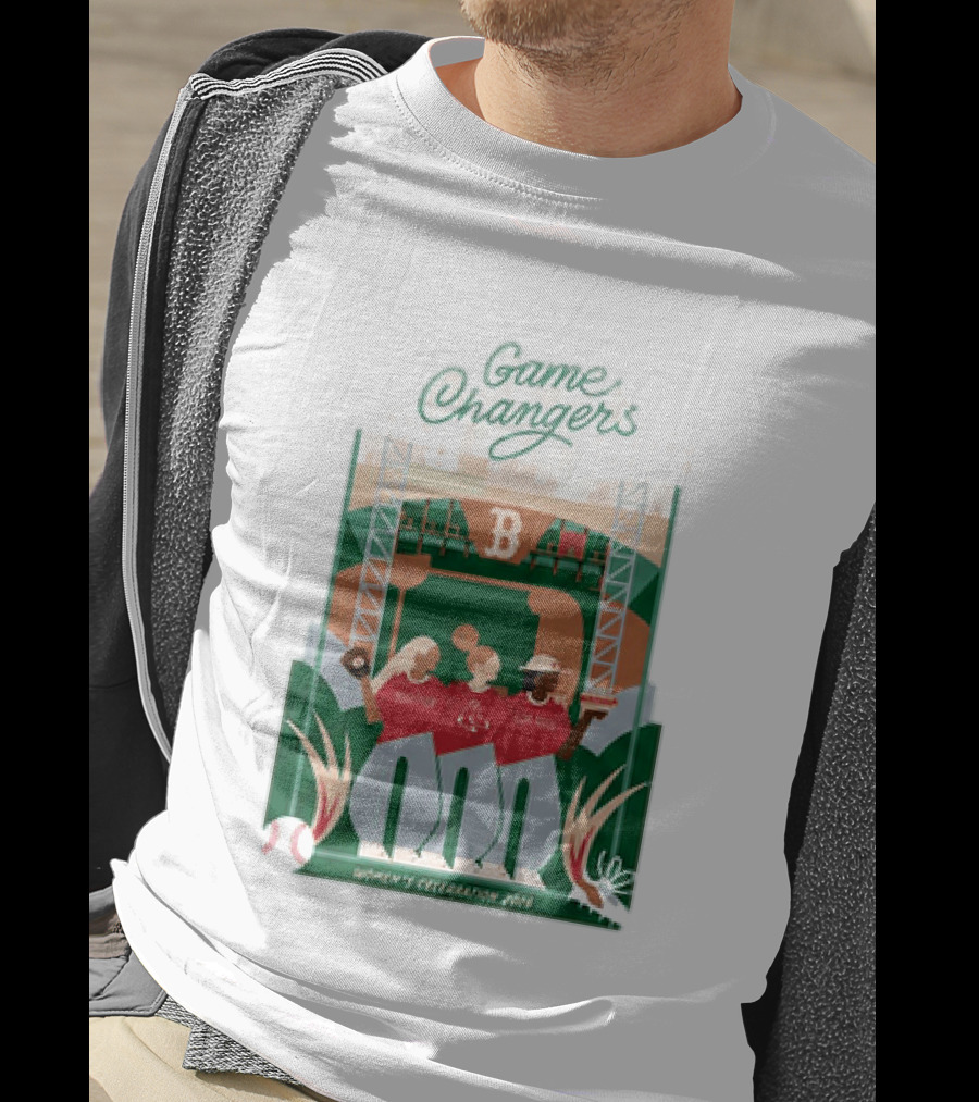 Game Changers Red Sox 2026 Women's Celebration Event Boston Fenway Park T-Shirt