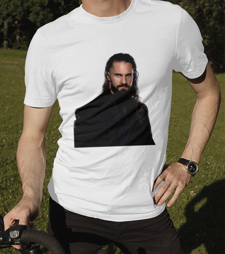 Seth Rollins Has A New Render Intense Gaze And Long Hair T-Shirt