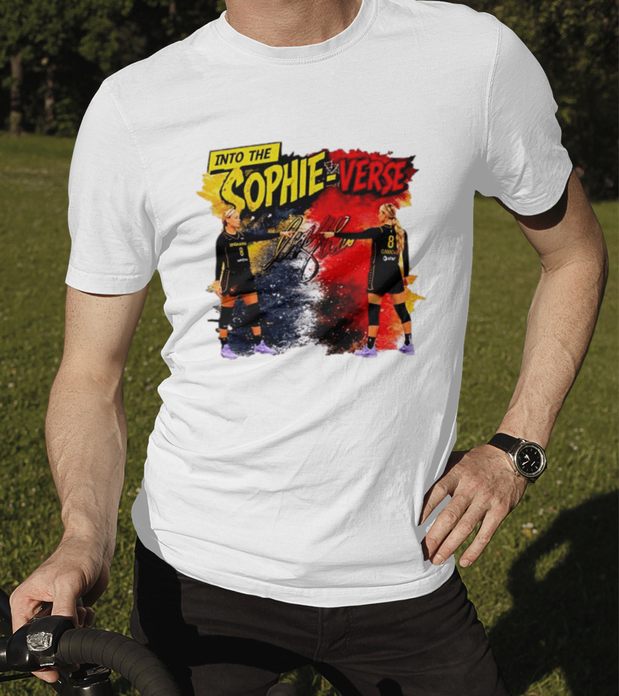 Into The Sophie Verse Sophie Cunningham Indiana Fever WNBA T-Shirt