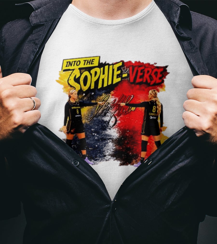 Into The Sophie Verse Sophie Cunningham Indiana Fever WNBA T-Shirt