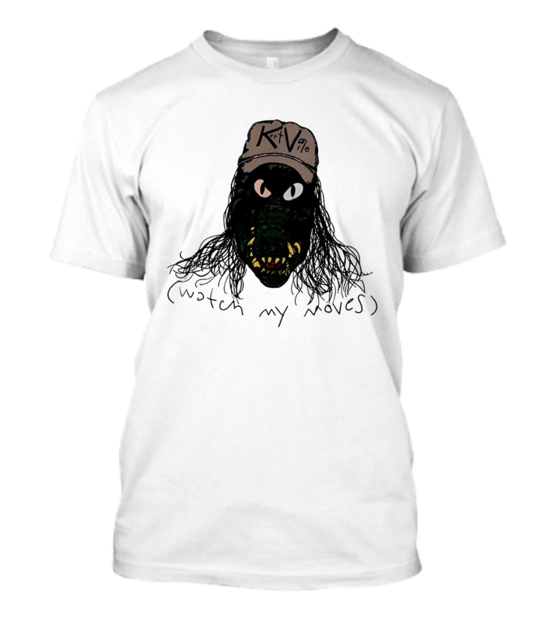 Kurt Vile My Moves Indie Rock Monster Hat T-Shirt
