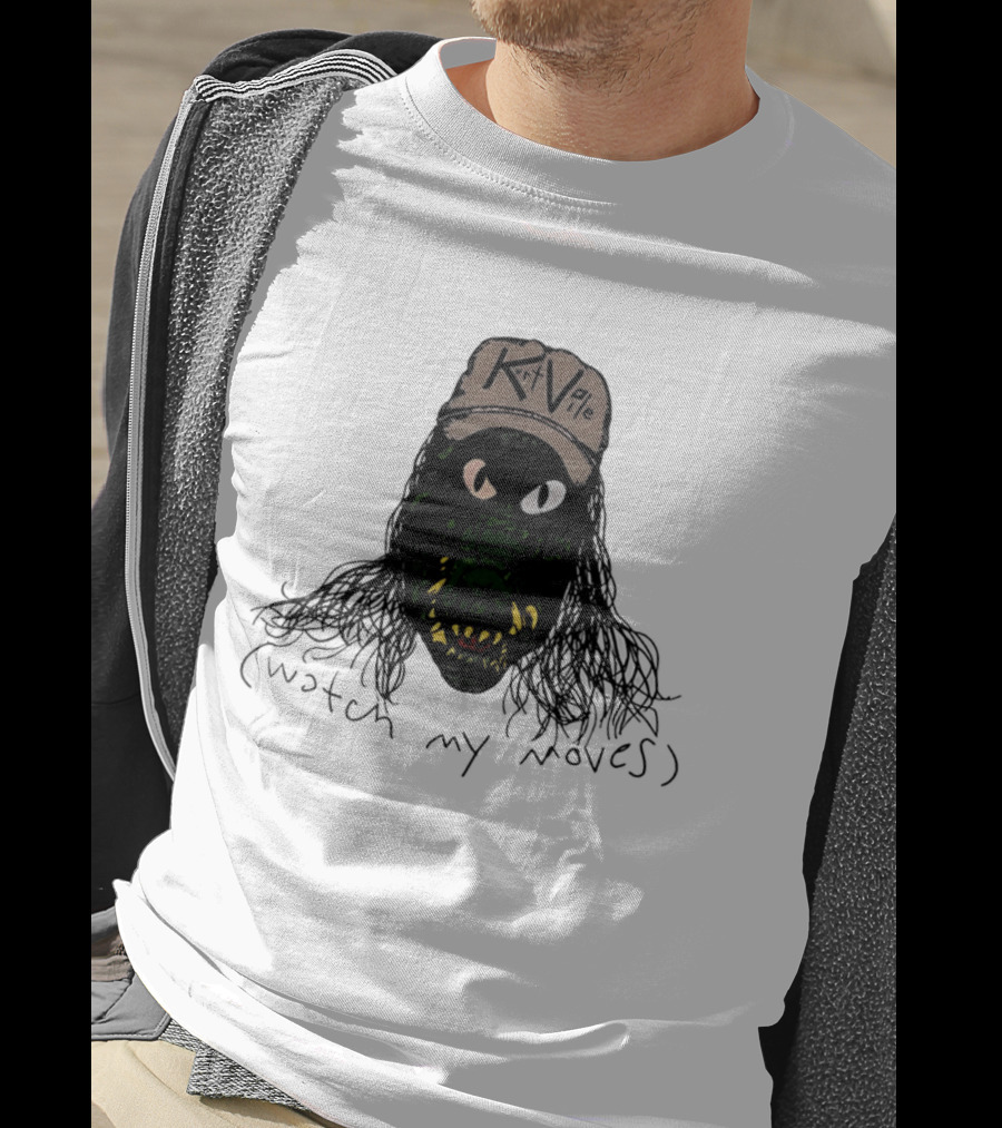 Kurt Vile My Moves Indie Rock Monster Hat T-Shirt