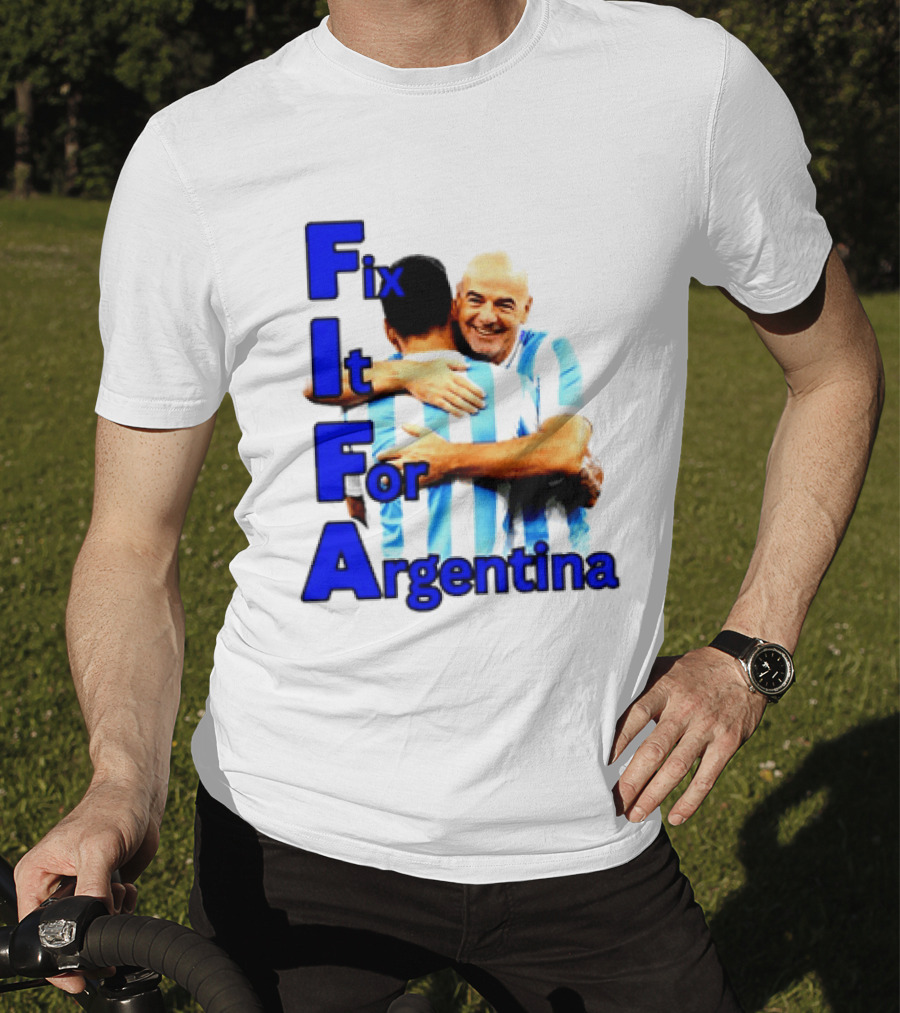 Fix It For Argentina FIFA Hug T-Shirt