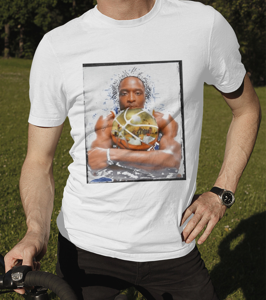 OG Anunoby Basketball Reflection Artistic Slam Magazine Photoshoot T-Shirt