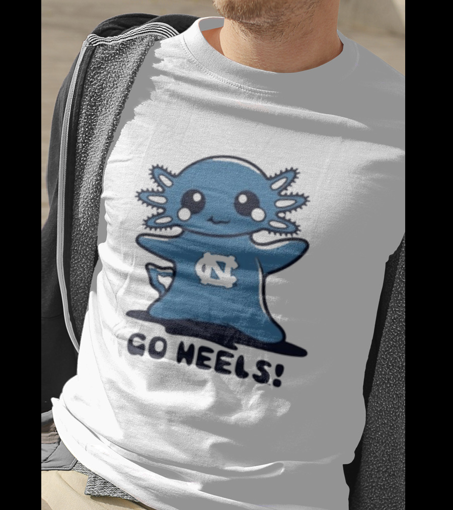 UNC Axolotl Go Heels Cute College Sports T-Shirt